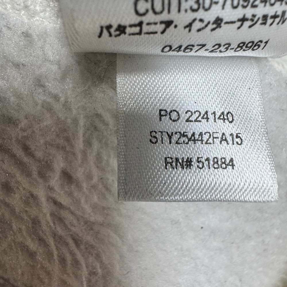 Patagonia Womens Re-Tool Snap-T Fleece Pullover Cream Large - Picture 6 of 6